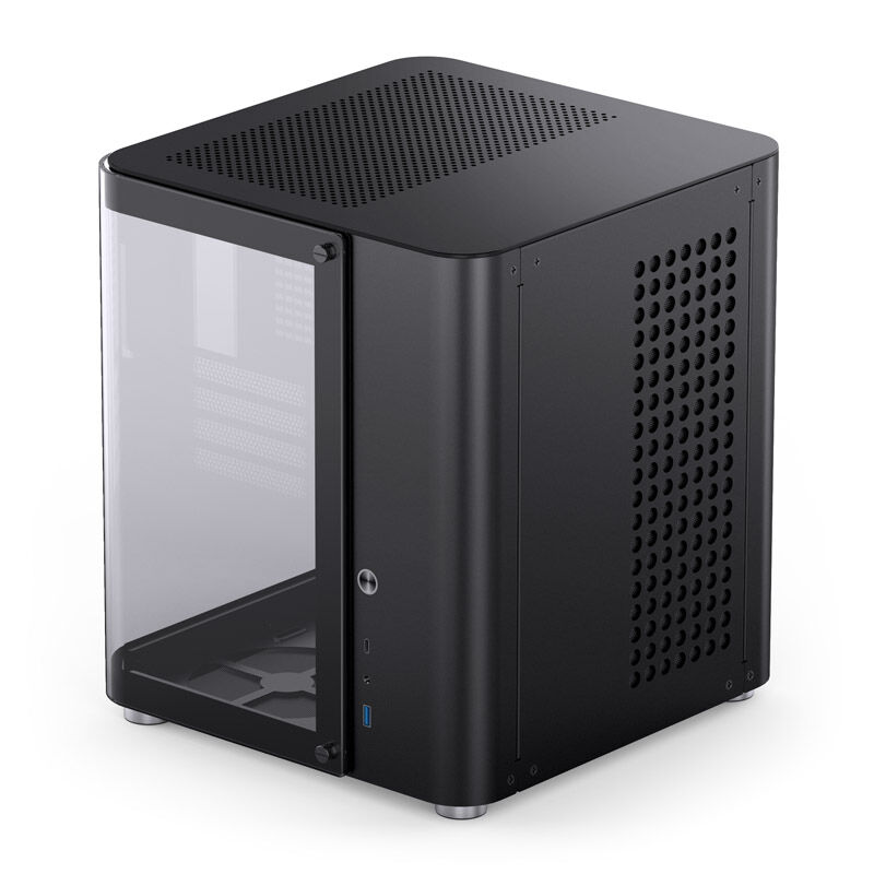 Jonsbo TK-1 2.0 Micro-ATX Case, Tempered Glass - black