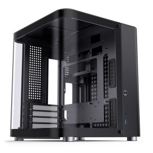 Jonsbo TK-1 2.0 Micro-ATX Case, Tempered Glass - black