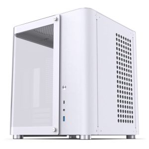 Jonsbo TK-1 2.0 Micro-ATX Case, Tempered Glass - white