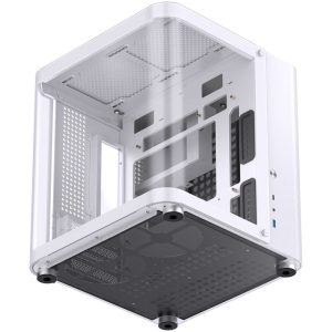 Jonsbo TK-1 2.0 Micro-ATX Case, Tempered Glass - white