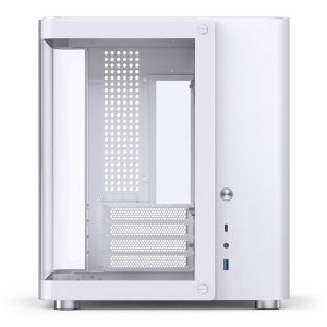 Jonsbo TK-1 2.0 Micro-ATX Case, Tempered Glass - white