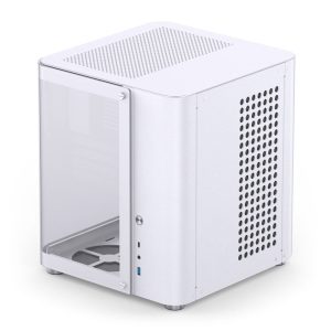 Jonsbo TK-1 2.0 Micro-ATX Case, Tempered Glass - white