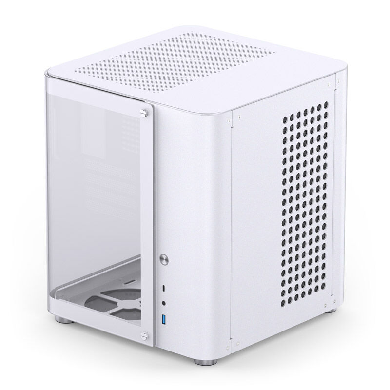 Jonsbo TK-1 2.0 Micro-ATX Case, Tempered Glass - white