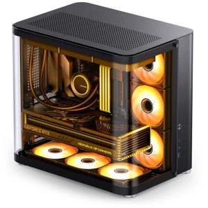 Jonsbo TK-2 2.0 Midi Tower, tempered glass - black