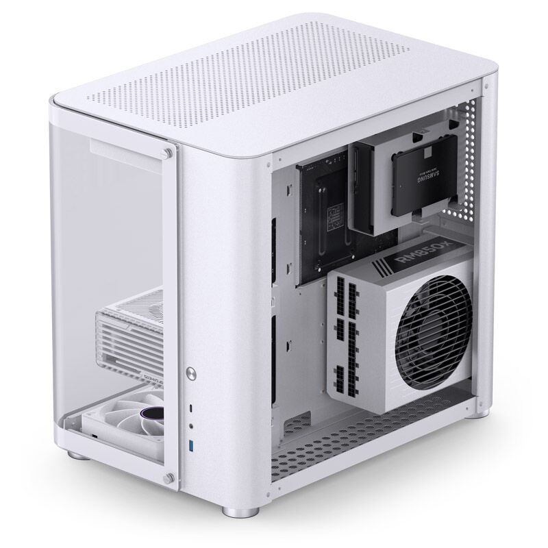 Jonsbo TK-2 2.0 Midi Tower, tempered glass - white