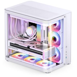 Jonsbo TK-2 2.0 Midi Tower, tempered glass - white
