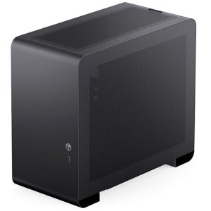 Jonsbo U4 Mini Micro-ATX Case, Tempered Glass - Black