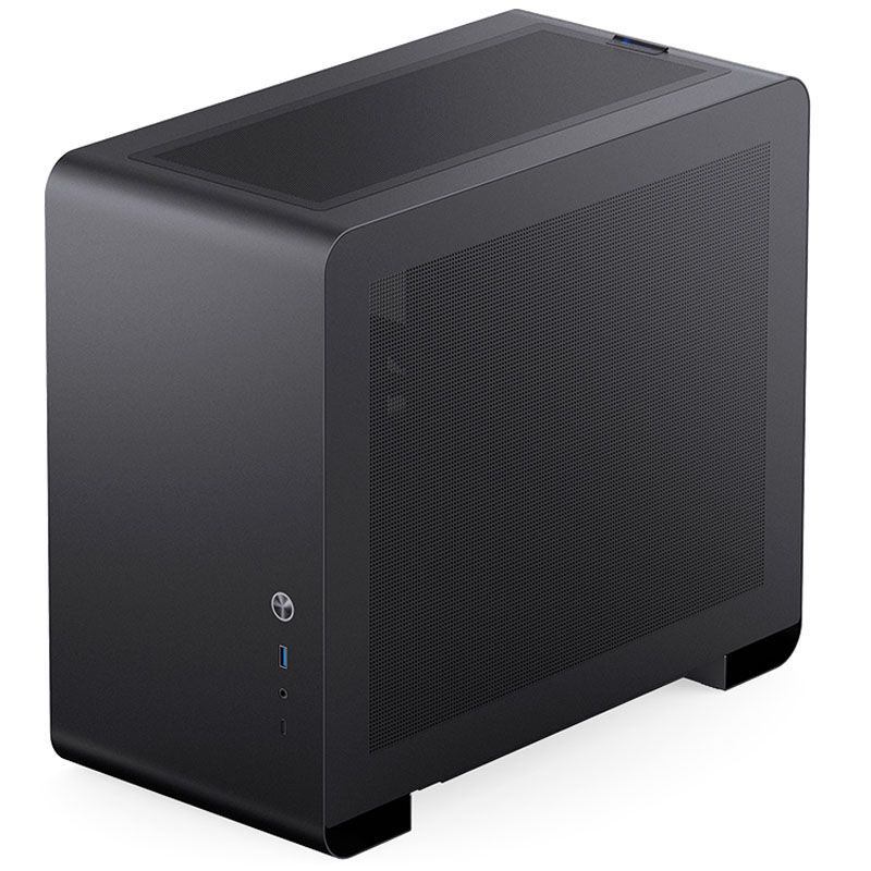 Jonsbo U4 Mini Micro-ATX Case, Tempered Glass - Black