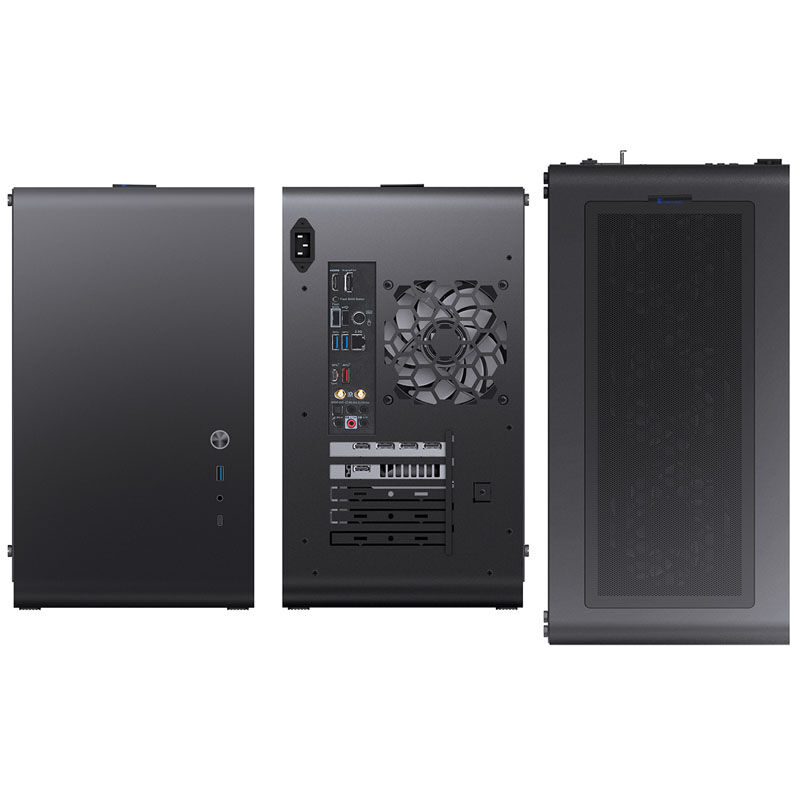 Jonsbo U4 Mini Micro-ATX Case, Tempered Glass - Black