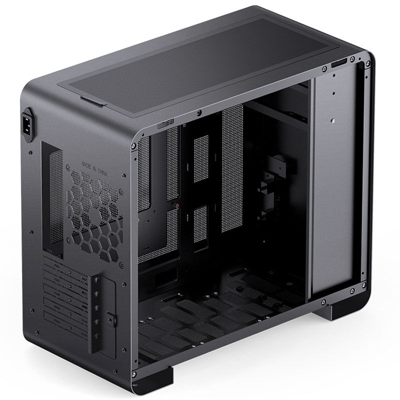 Jonsbo U4 Mini Micro-ATX Case, Tempered Glass - Black