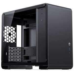 Jonsbo U4 Mini Micro-ATX Case, Tempered Glass - Black