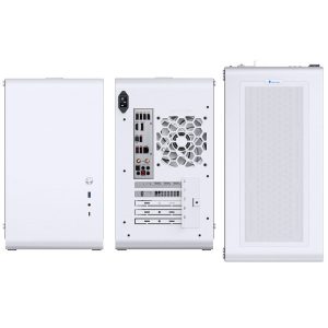 Jonsbo U4 Mini Micro-ATX Case, Tempered Glass - white : image 3