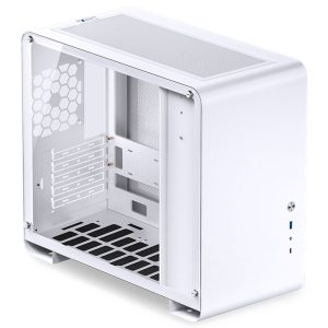 Jonsbo U4 Mini Micro-ATX Case, Tempered Glass - white : image 2