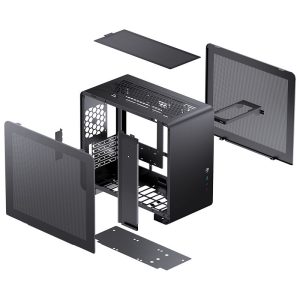 Jonsbo U4 Mini Mesh Micro-ATX Case - Black