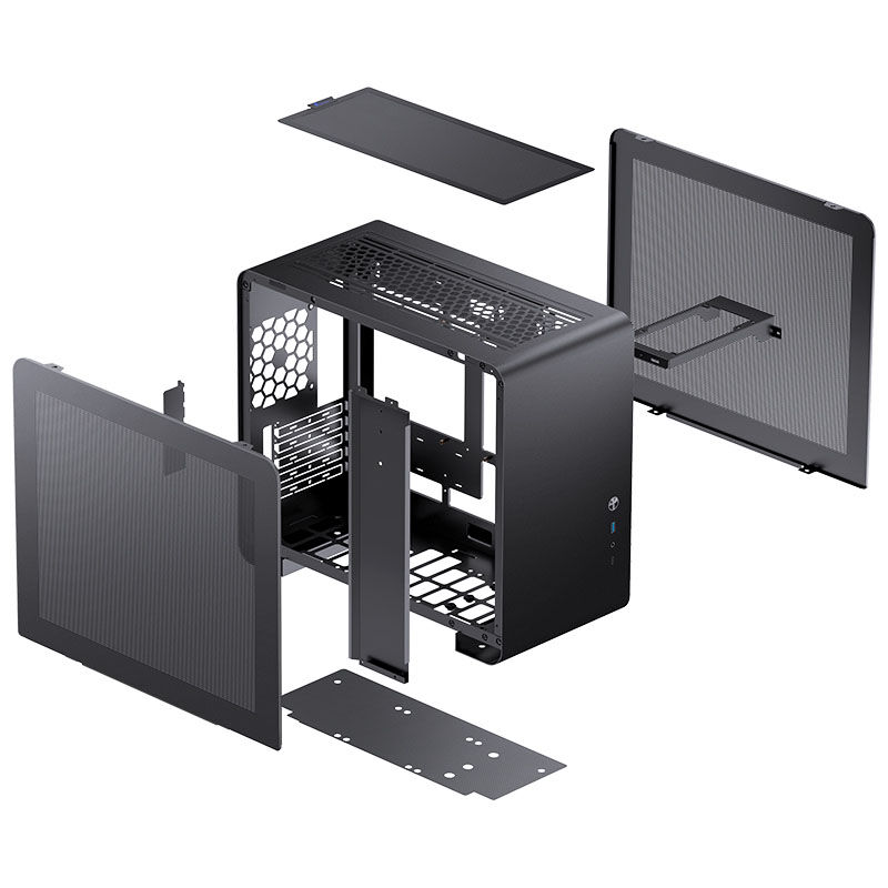 Jonsbo U4 Mini Mesh Micro-ATX Case - Black