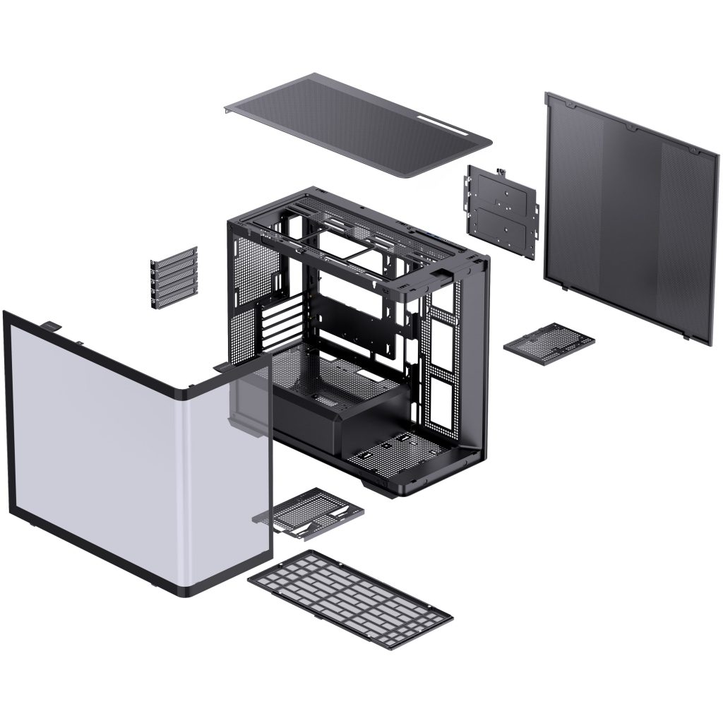 Jonsbo D300 Midi Tower, 270 degrees, tempered glass - black : image 10