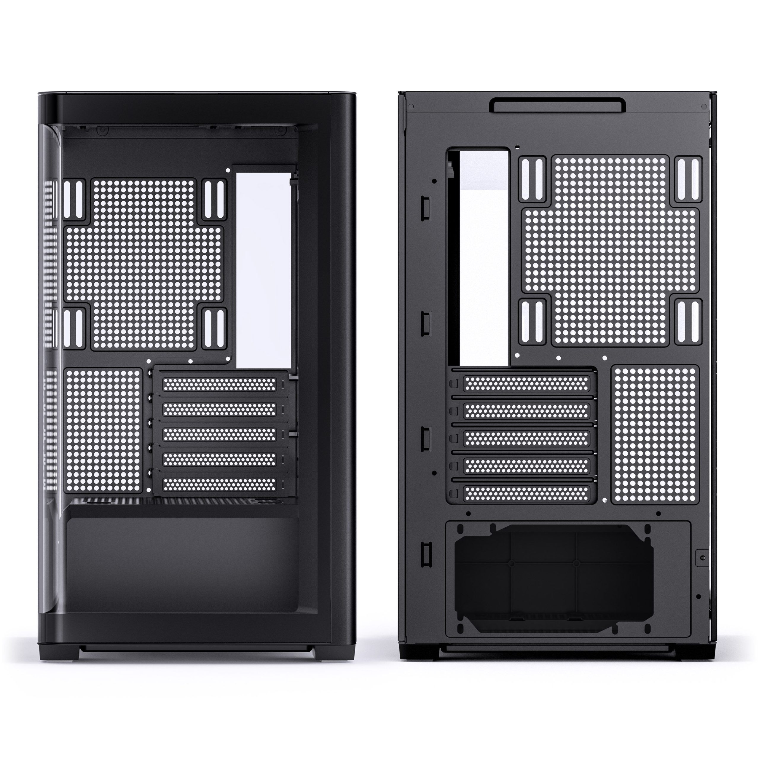 Jonsbo D300 Midi Tower, 270 degrees, tempered glass - black : image 6