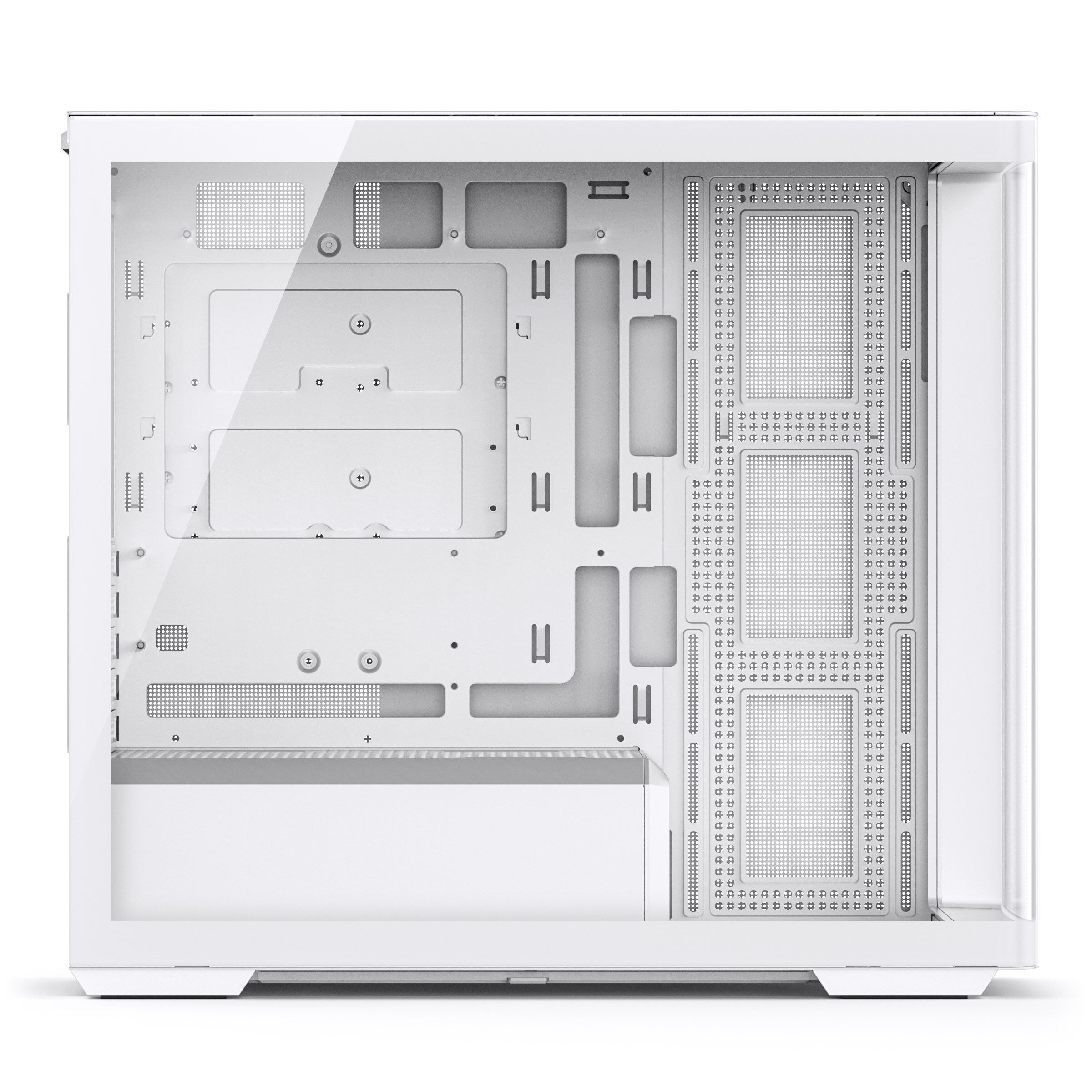Jonsbo D300 Midi-Tower, 270 degrees, Tempered Glass - white