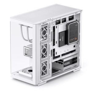 Jonsbo D300 Midi-Tower, 270 degrees, Tempered Glass - white
