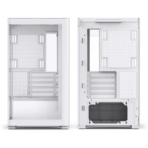 Jonsbo D300 Midi-Tower, 270 degrees, Tempered Glass - white