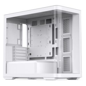 Jonsbo D300 Midi-Tower, 270 degrees, Tempered Glass - white