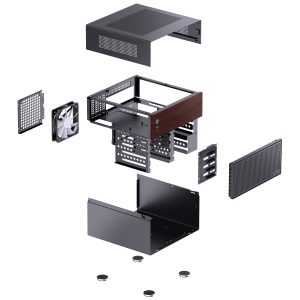 Jonsbo N4 NAS case, Micro-ATX - black