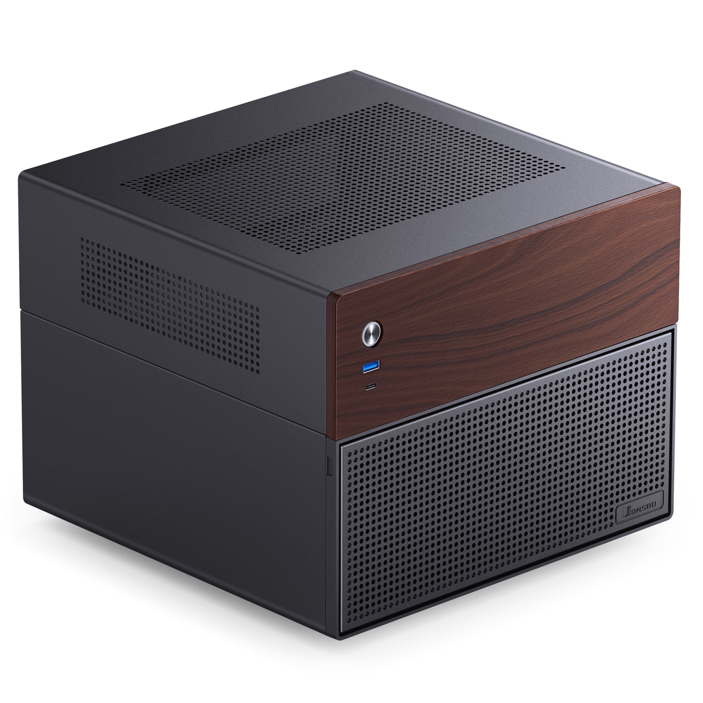 Jonsbo N4 NAS case, Micro-ATX - black