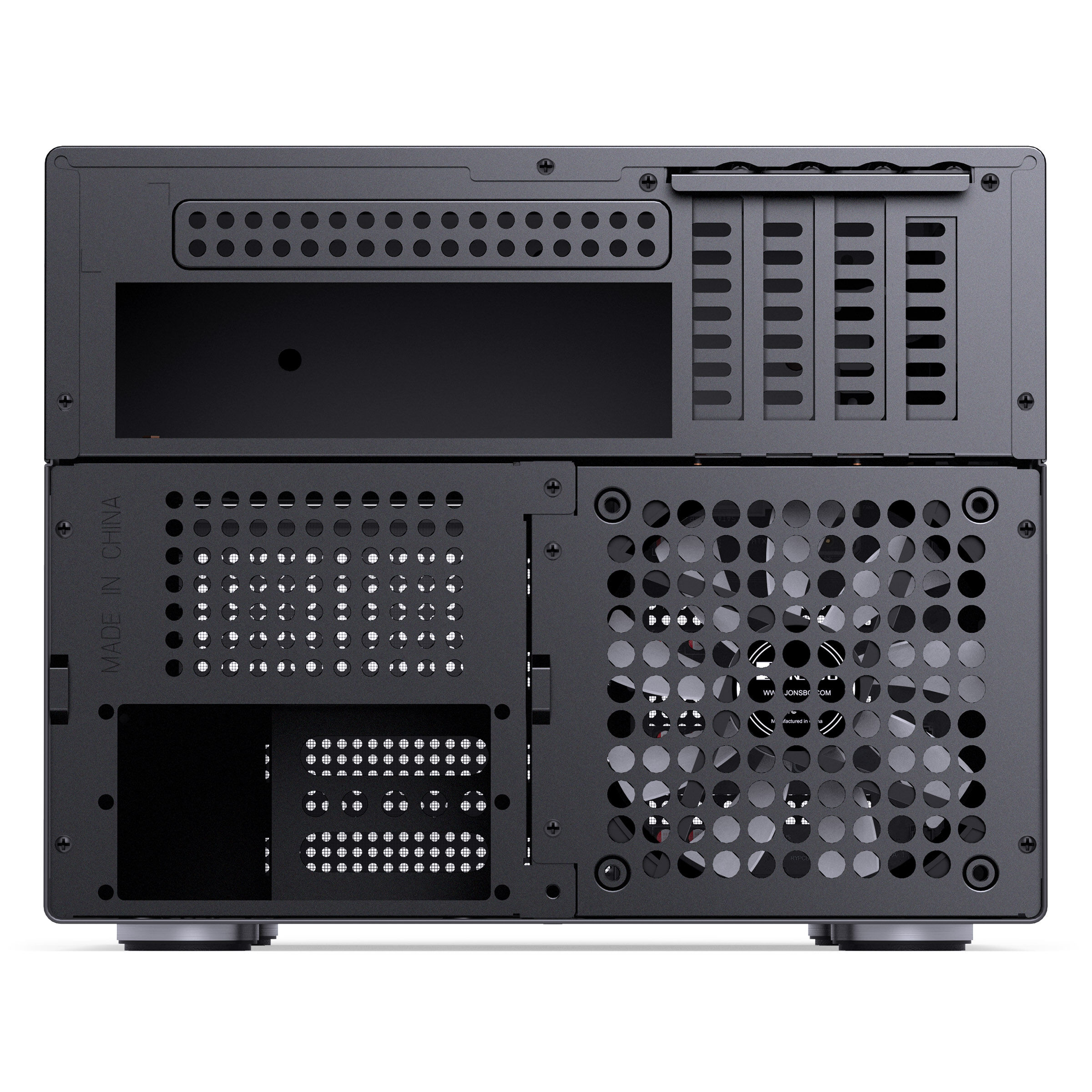 Jonsbo N4 NAS case, Micro-ATX - black