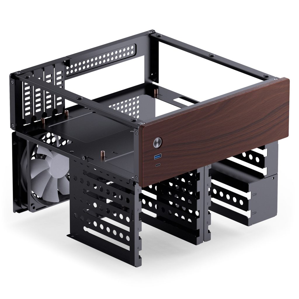 Jonsbo N4 NAS case, Micro-ATX - black