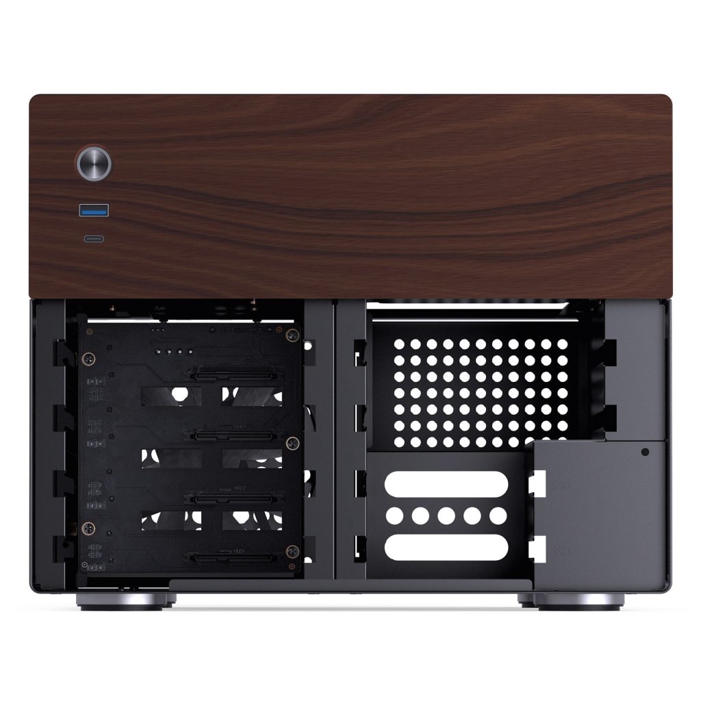 Jonsbo N4 NAS case, Micro-ATX - black