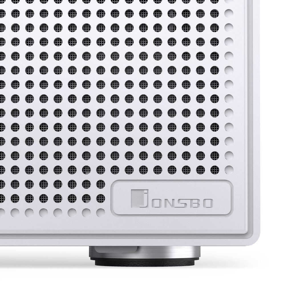 Jonsbo N4 NAS case, Micro-ATX - white - B-Grade