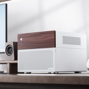 Jonsbo N4 NAS case, Micro-ATX - white - B-Grade