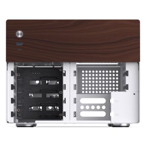 Jonsbo N4 NAS case, Micro-ATX - white - B-Grade