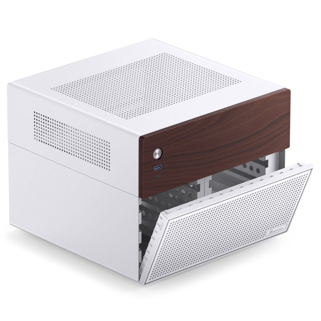 Jonsbo N4 NAS case, Micro-ATX - white - B-Grade