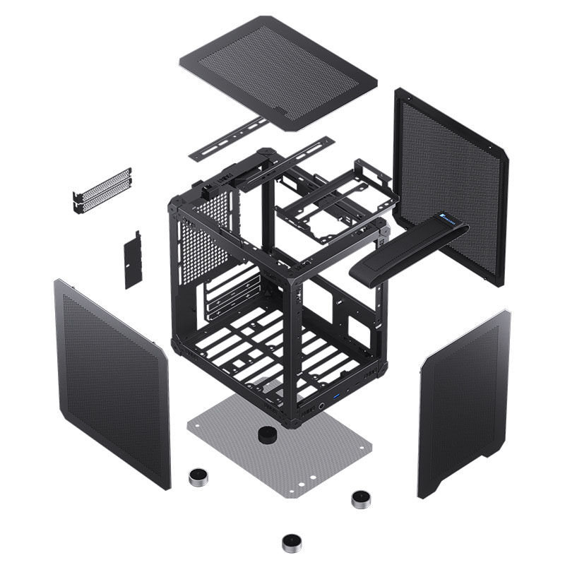 Jonsbo C6-ITX PC case, Mini-ITX - black