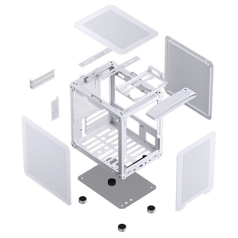 Jonsbo C6 - ITX case, white