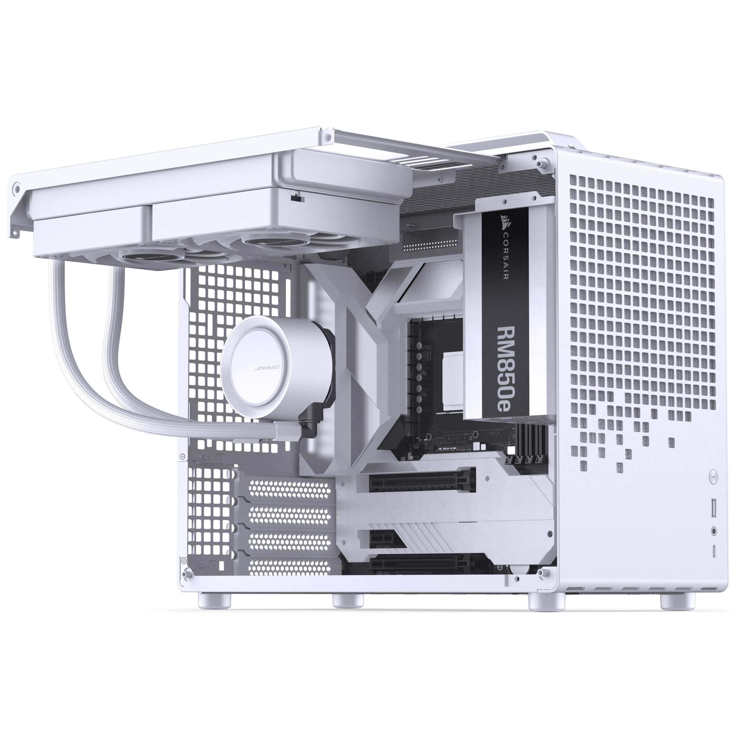 Jonsplus (Jonsbo) Z20 Micro-ATX case, with carrying handle - white