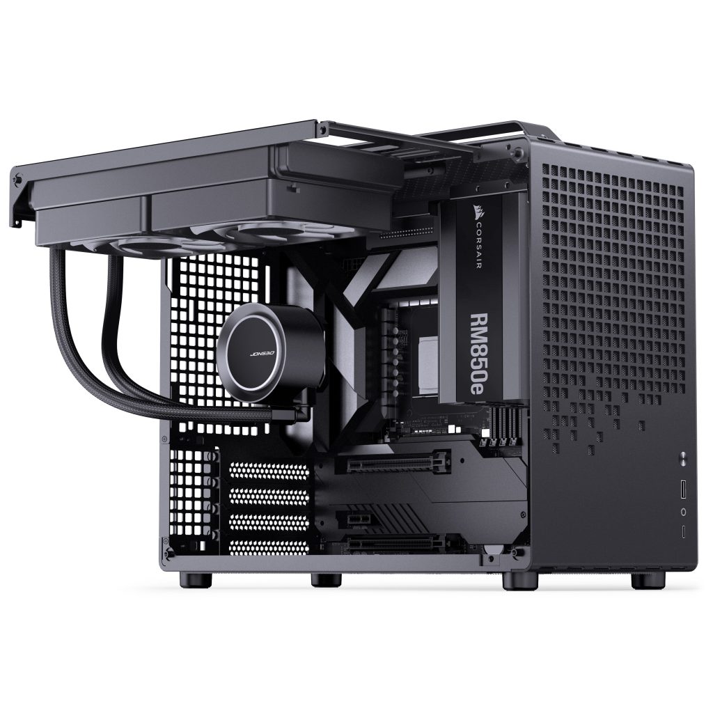 Jonsplus (Jonsbo) Z20 Micro-ATX case, with carrying handle - black : image 7