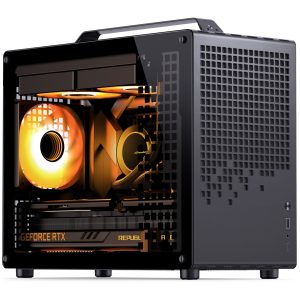 Jonsplus (Jonsbo) Z20 Micro-ATX case, with carrying handle - black : image 2