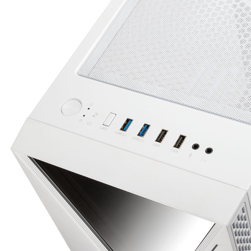 kolink Void X ARGB midi tower, tempered glass - white