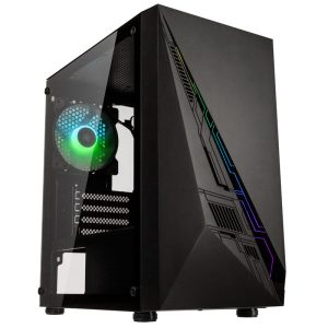 kolink Inspire K2 Plus ARGB Micro-ATX Case, Tempered Glass - Black : image 1