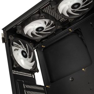 Kolink Observatory HF Glass ARGB Midi Tower - black