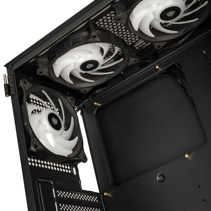 Kolink Observatory HF Glass ARGB Midi Tower - black