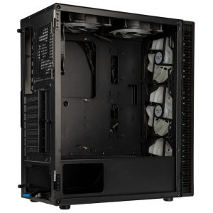 Kolink Observatory HF Glass ARGB Midi Tower - black