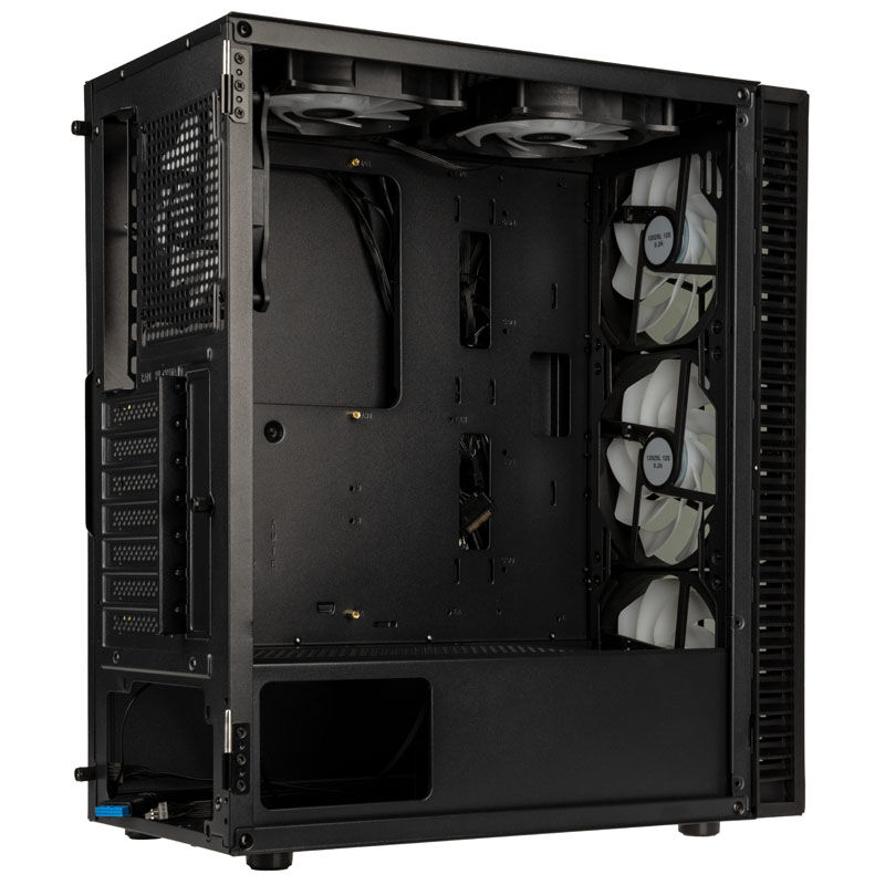 Kolink Observatory HF Glass ARGB Midi Tower - black