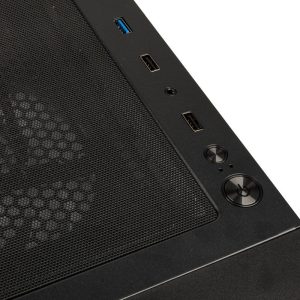 Kolink Observatory HF Glass ARGB Midi Tower - black