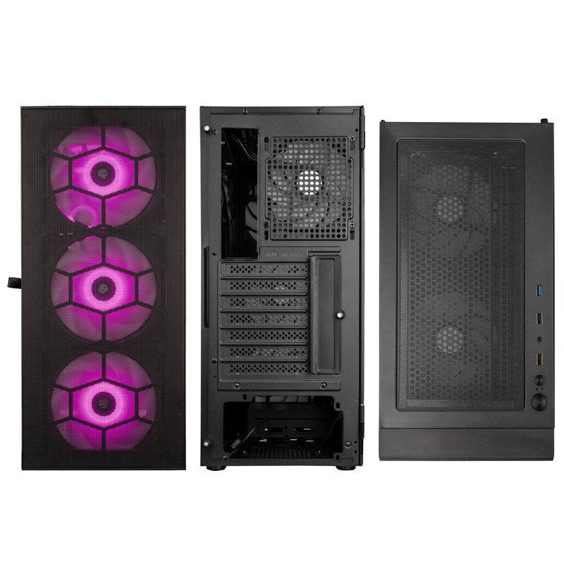 Kolink Observatory HF Mesh ARGB Midi Tower - black