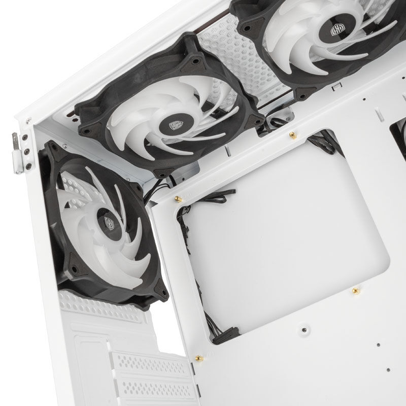 Kolink Observatory HF Glass ARGB Midi Tower - white