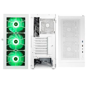 Kolink Observatory HF Glass ARGB Midi Tower - white