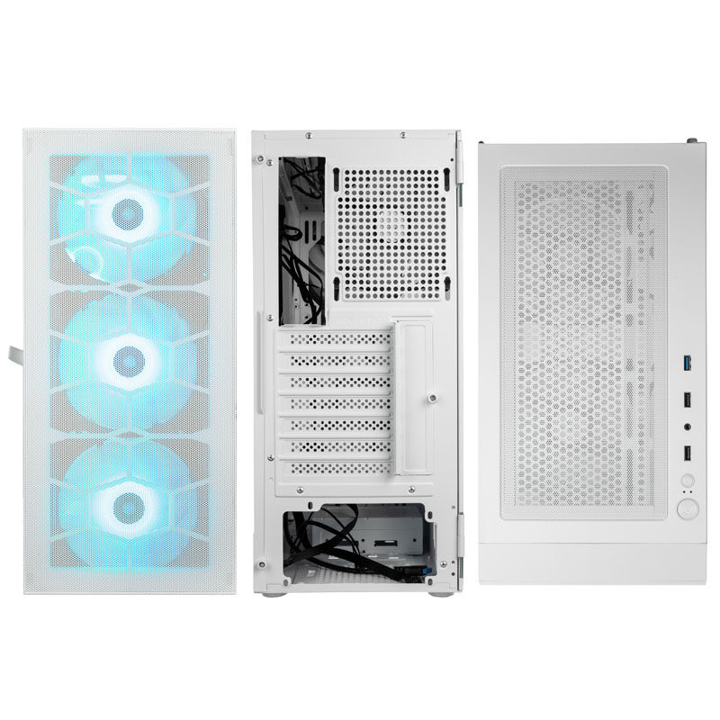 Kolink Observatory HF Mesh ARGB Midi Tower - white : image 3